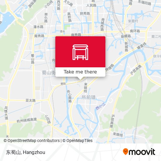 东蜀山 map