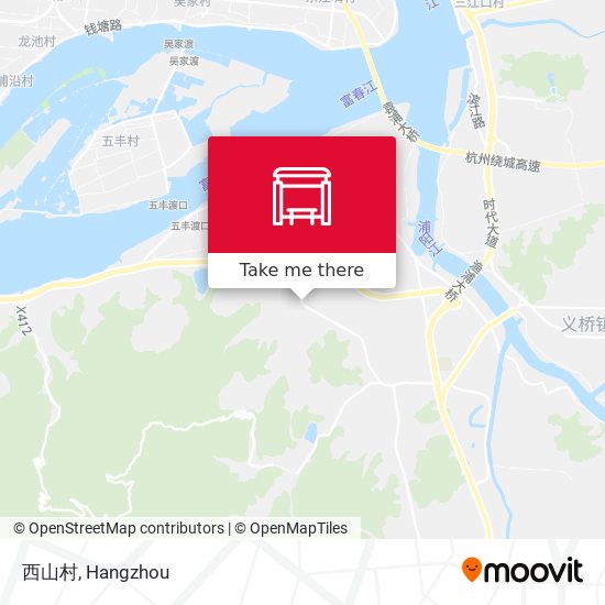 西山村 map