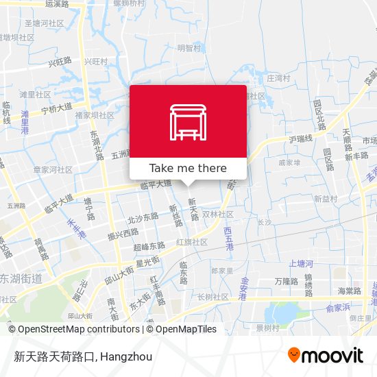 新天路天荷路口 map