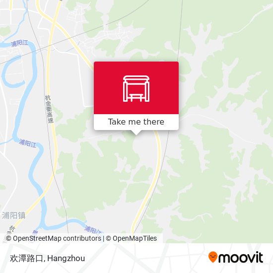 欢潭路口 map