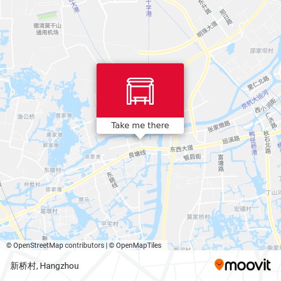 新桥村 map