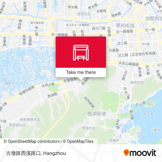 古墩路西溪路口 map
