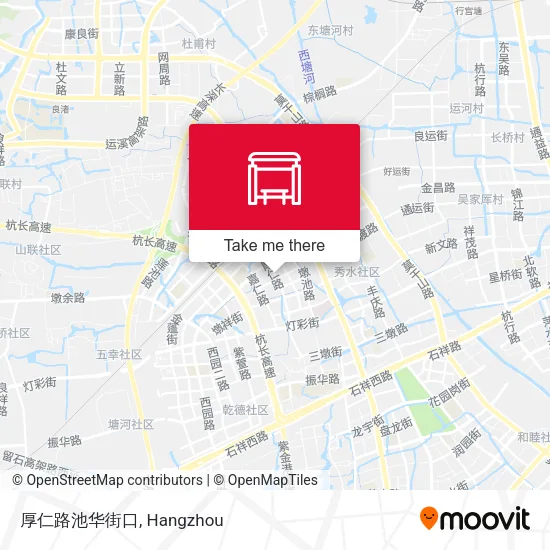 厚仁路池华街口 map