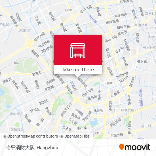 临平消防大队 map