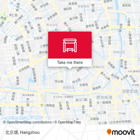 北庄塘 map