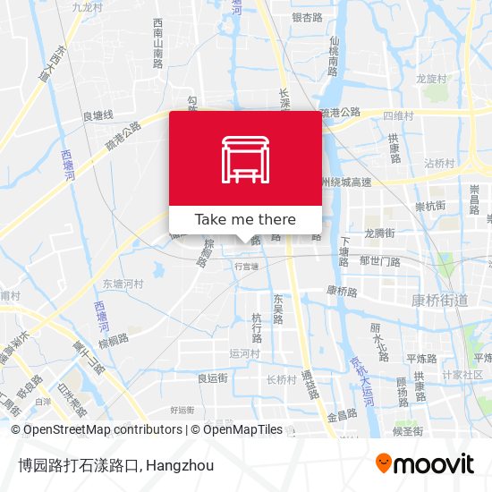 博园路打石漾路口 map