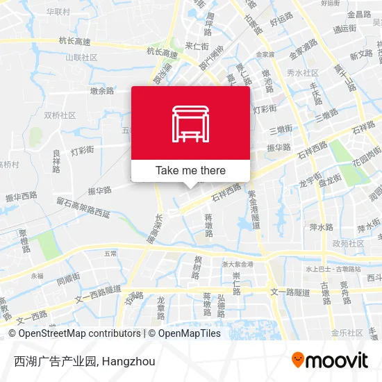 西湖广告产业园 map