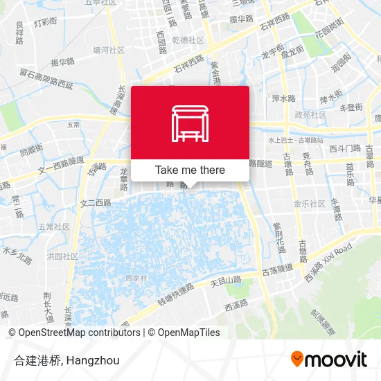 合建港桥 map