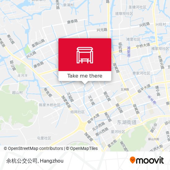 余杭公交公司 map