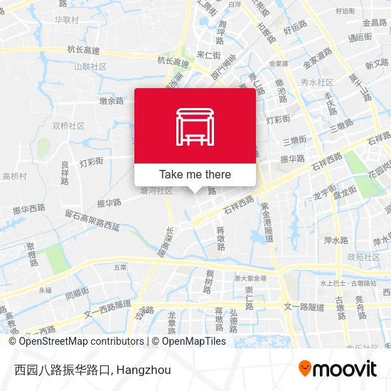 西园八路振华路口 map