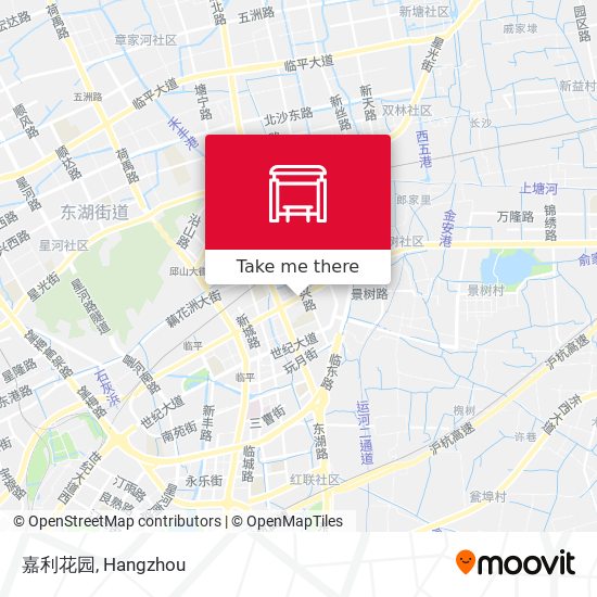 嘉利花园 map