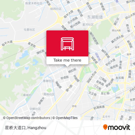 星桥大道口 map