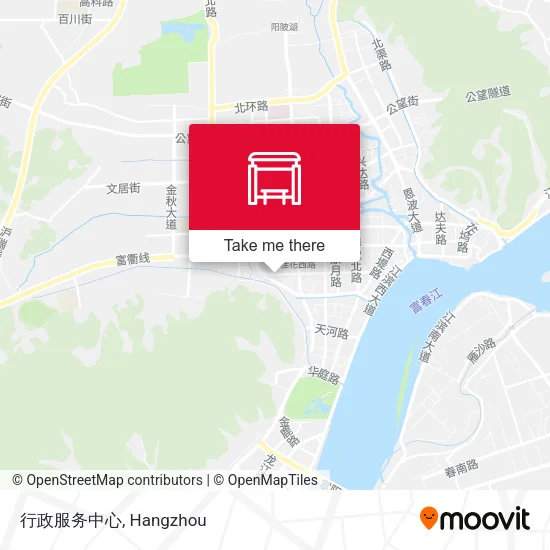 行政服务中心 map
