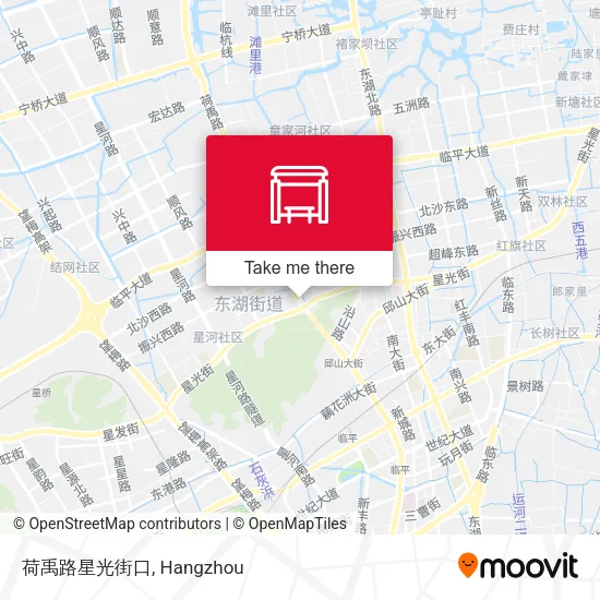 荷禹路星光街口 map