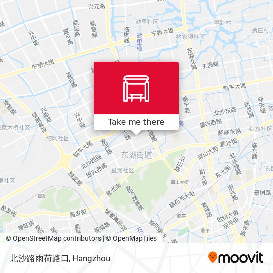 北沙路雨荷路口 map