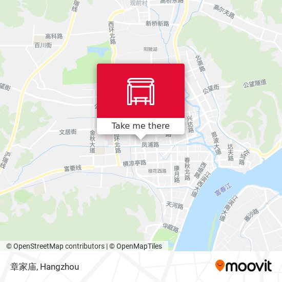 章家庙 map