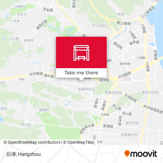 后埭 map