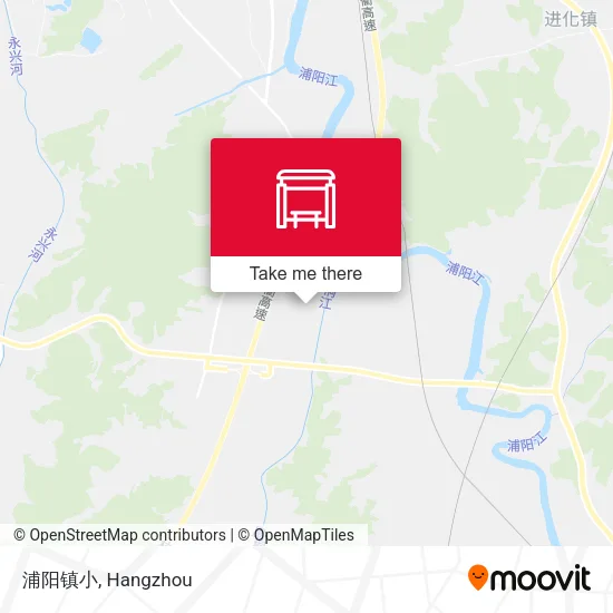 浦阳镇小 map