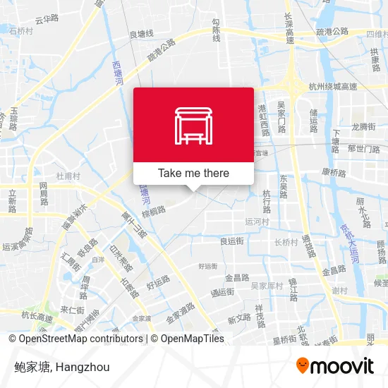 鲍家塘 map