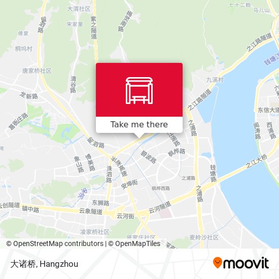 大诸桥 map
