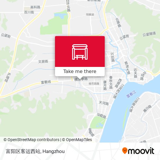 富阳区客运西站 map