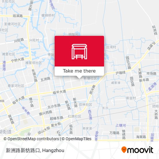 新洲路新纺路口 map