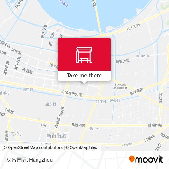 汉帛国际 map