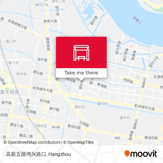高新五路鸿兴路口 map