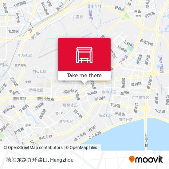 德胜东路九环路口 map