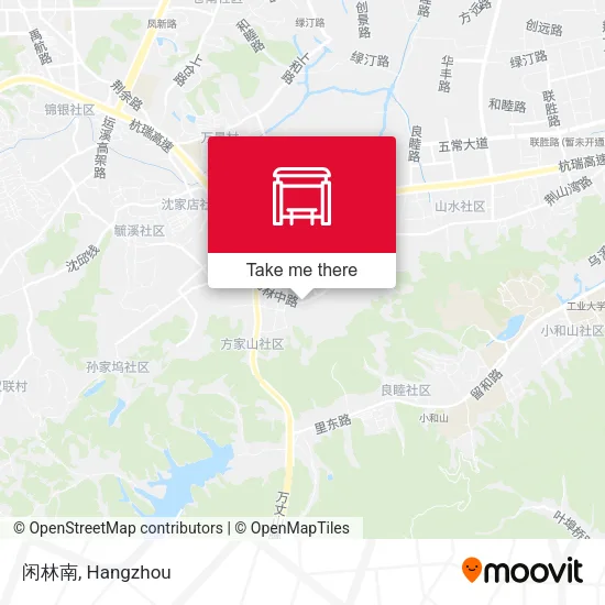 闲林南 map