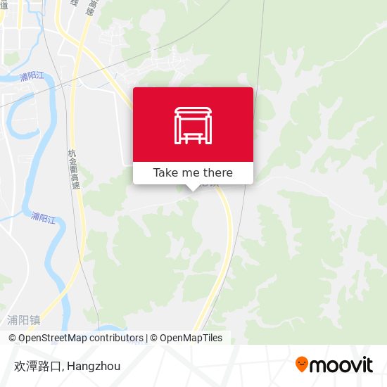欢潭路口 map