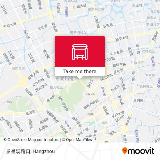 景星观路口 map