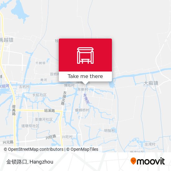金锁路口 map
