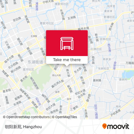 朝阳新苑 map
