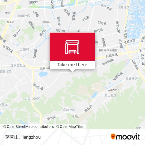 茅草山 map