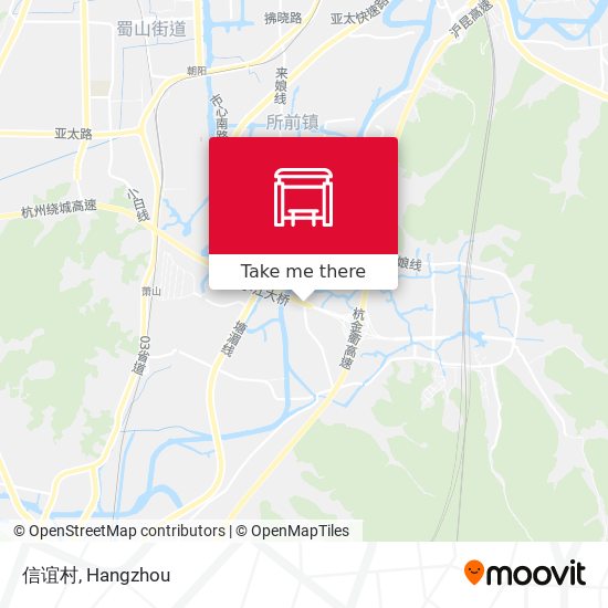 信谊村 map