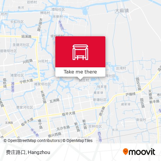 费庄路口 map