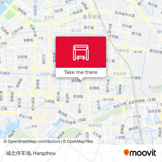 城北停车场 map