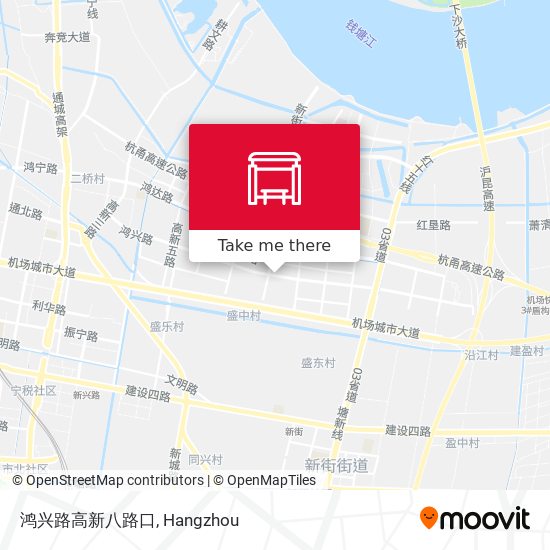 鸿兴路高新八路口 map