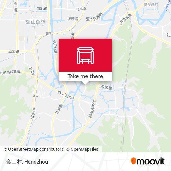 金山村 map