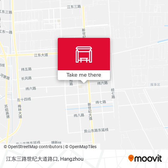 江东三路世纪大道路口 map