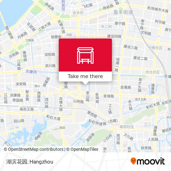 湖滨花园 map