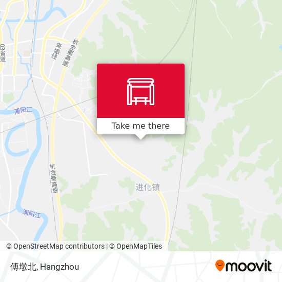 傅墩北 map