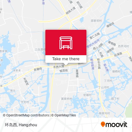 环岛西 map