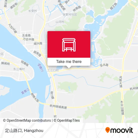 定山路口 map
