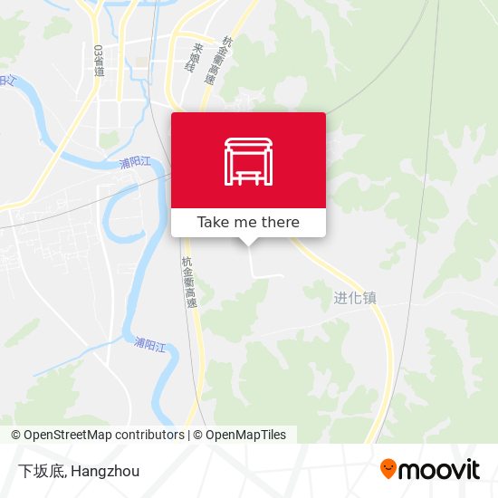 下坂底 map