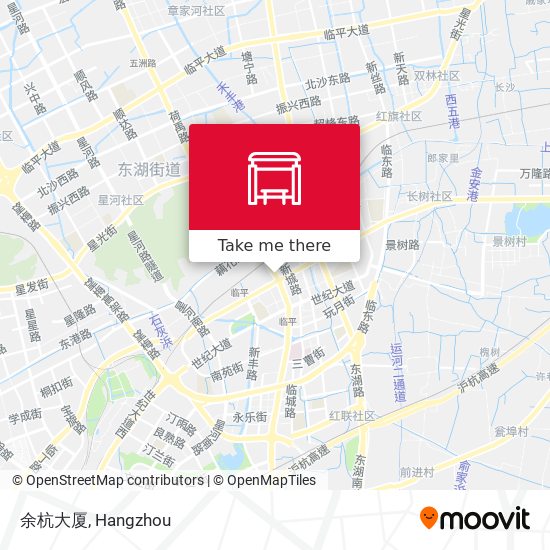 余杭大厦 map