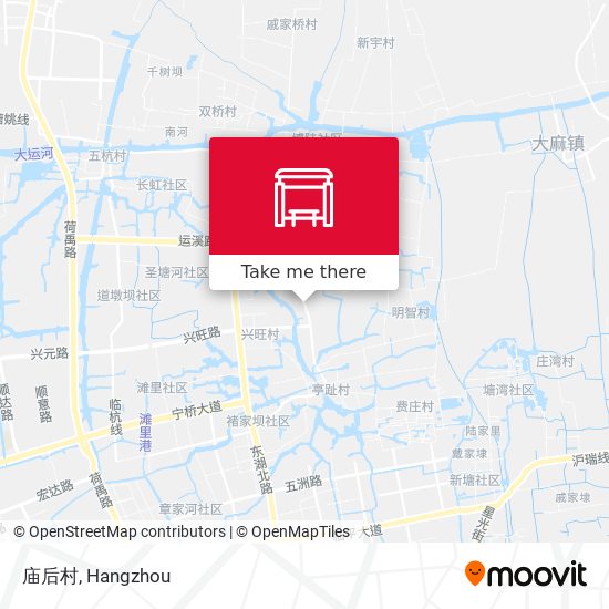 庙后村 map