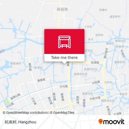 杭南村 map