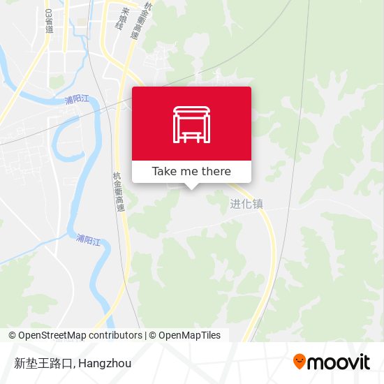 新垫王路口 map